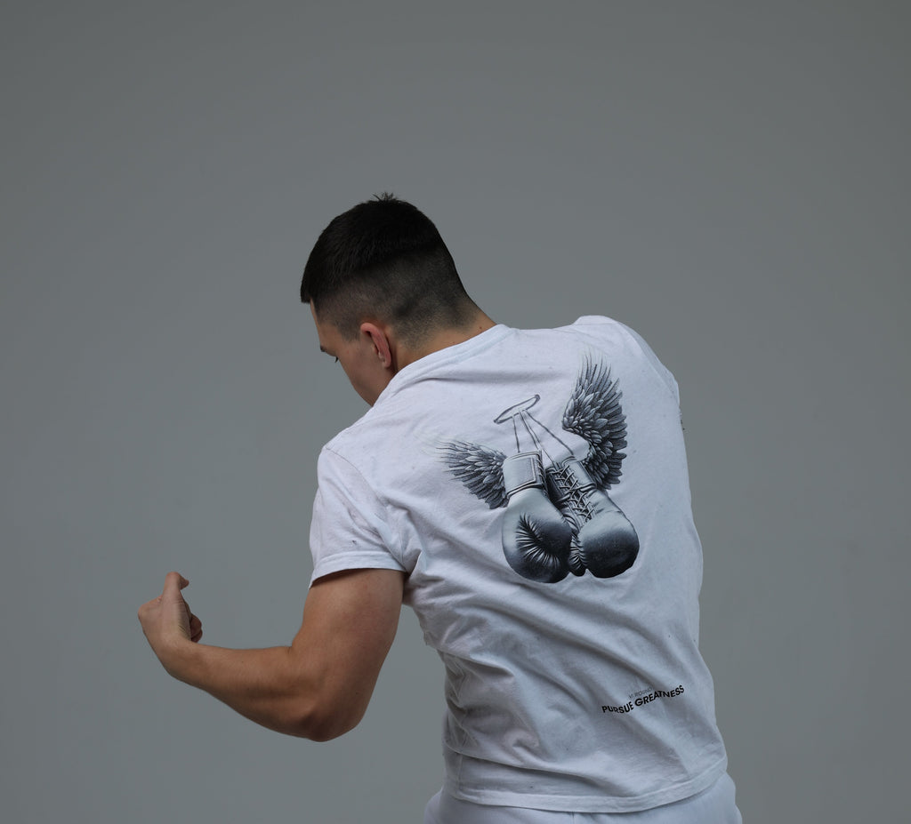 Tricou VI Round Alb