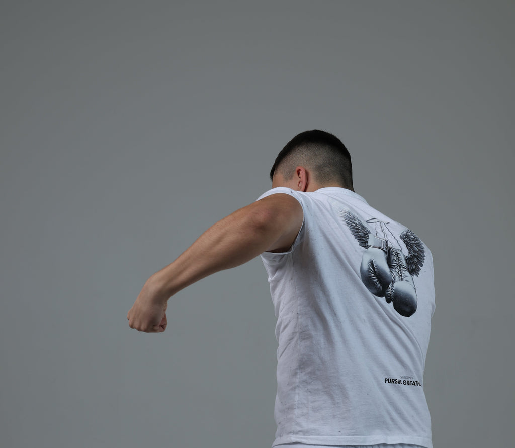 Tricou VI Round Alb